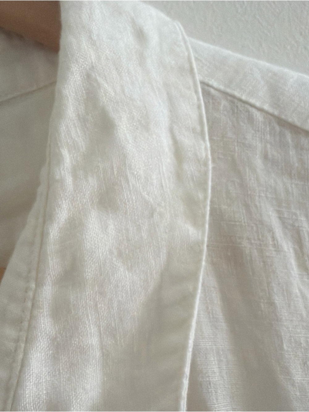 Grae Cove Women's Linen Oversized Boxy  Top Size XXL White Button Up Lagenlook - Picture 4 of 10